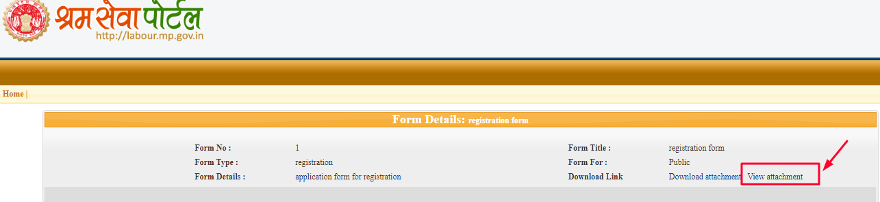 Madhya Pradesh Shramik Card Registration Process 