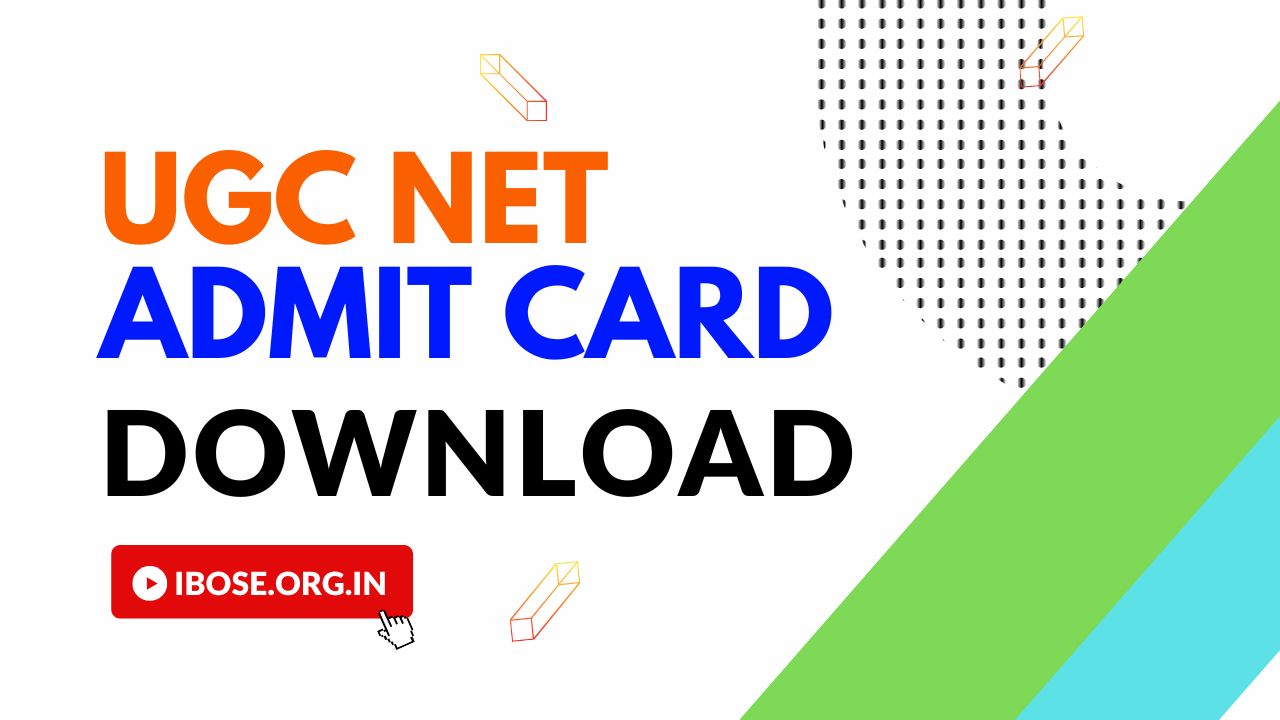 UGC NET Admit Card dOWNLOAD
