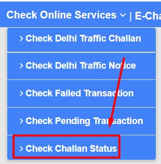 e-challan status kese check karen 