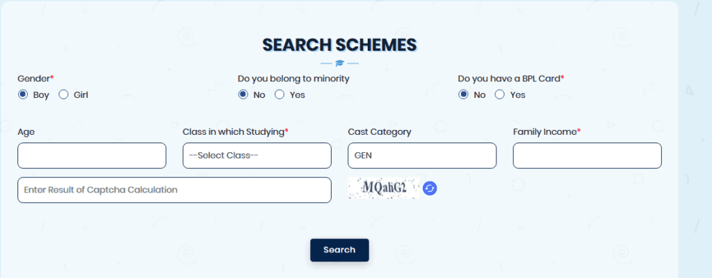 Search schemes