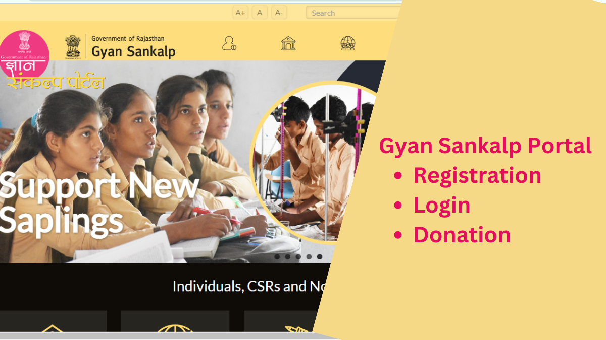 Gyan Sankalp Portal Registration Login Donation