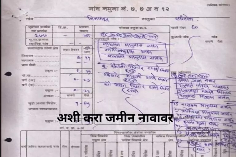 Land Records big update 2024 वडिलोपार्जित शेत जमीन अशी करा नावावर